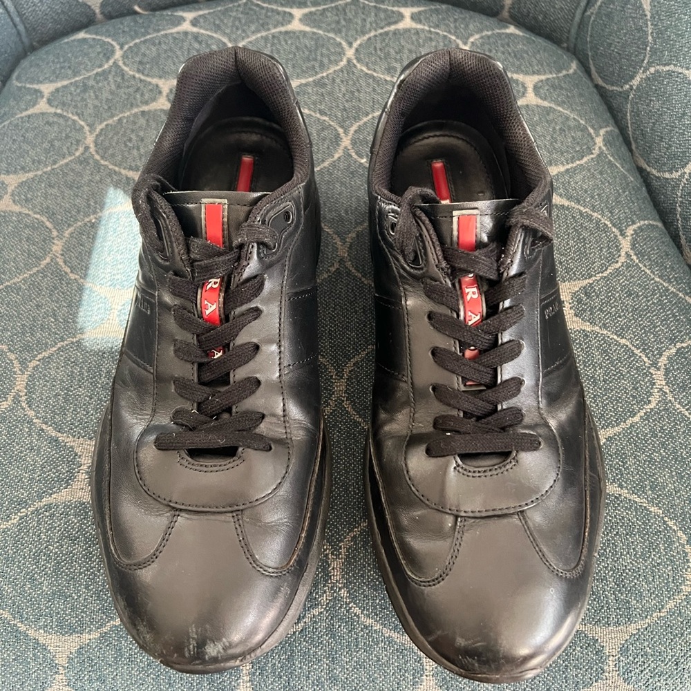 Prada Men’s Black sneakers (Size 9 US) / (UK 8)
